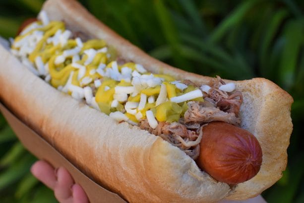 Cuban Hot Diggity Dog at Casey’s Corner at Magic Kingdom Park