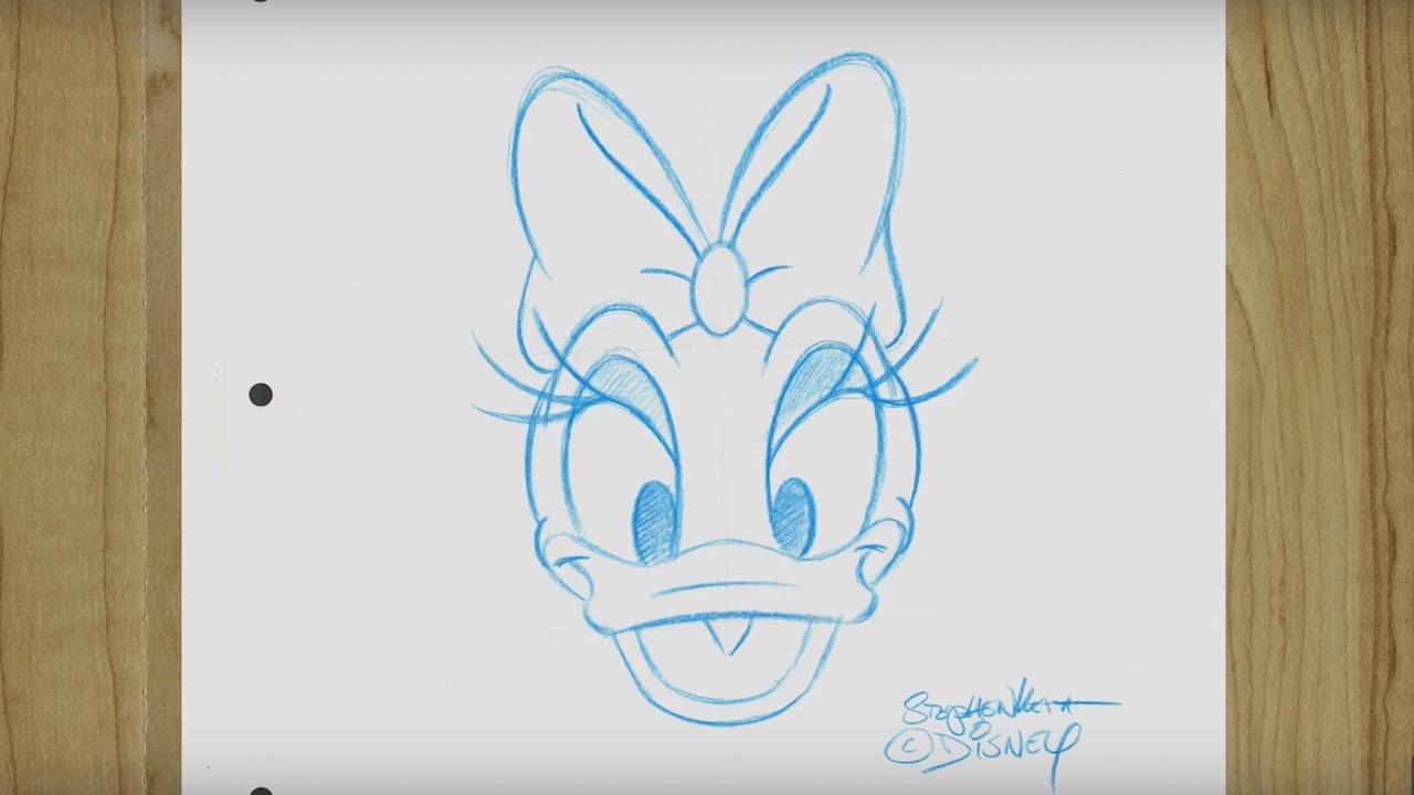 How to Draw Daisy Duck - Really Easy Drawing Tutorial