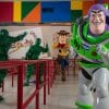 Buzz Lightyear and Woody at Toy Story Mania!