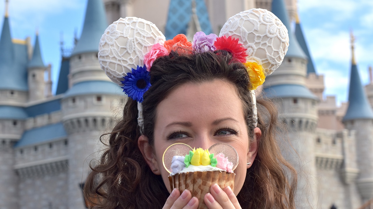 Flower Crown Cupcake at Magic Kingdom Park