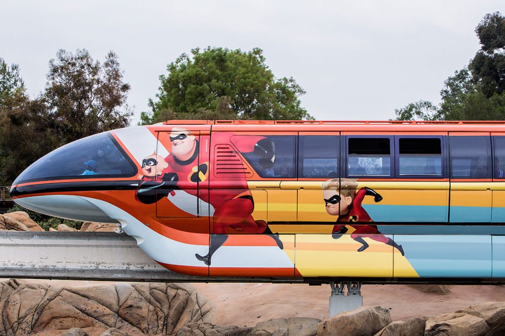 Pixar-Inspired Disneyland Monorail