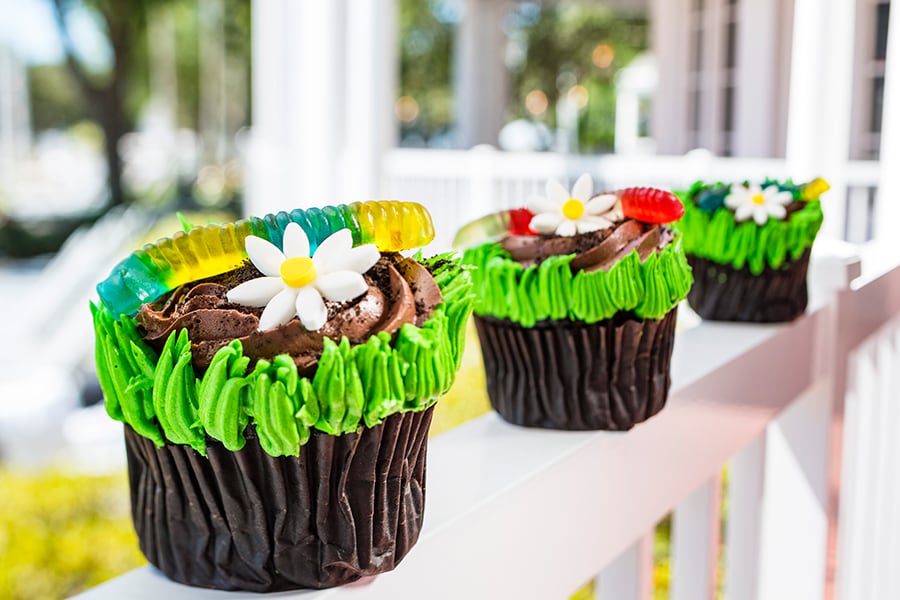 Earth Day Cupcake at Disney’s Yacht & Beach Club Resorts