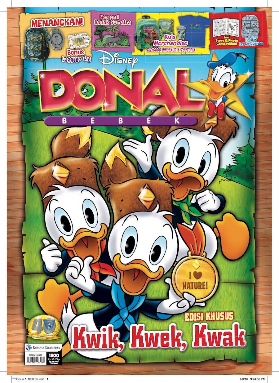 Disney’s Indonesian Donald Duck comic book, Donald Bebek