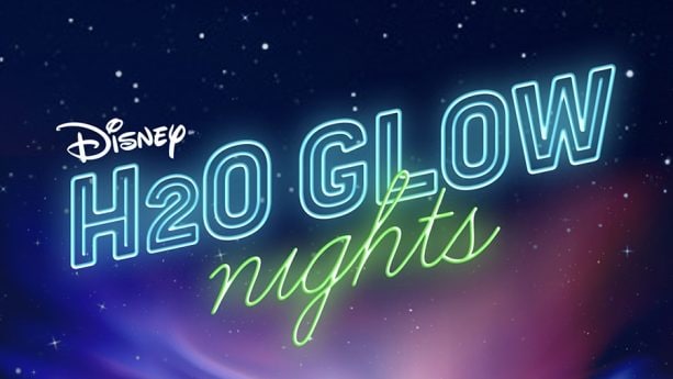 H20 Glow Nights Banner, Walt Disney World