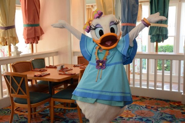 Daisy at Cape May Café at Disney’s Beach Club Resort