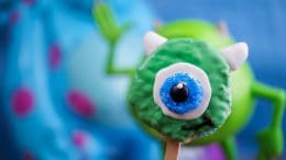 Mike Wazowski Crisped Rice Treat for Pixar Fest at Trolley Treats in Disney California Adventure Park