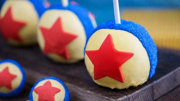 Pixar Ball Apple and Cake Pops for Pixar Fest at Disneyland Resort