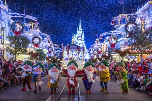 Mickey's Once Upon a Christmastime Parade at Mickey’s Very Merry Christmas Party