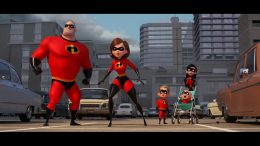 Incredibles family action shot