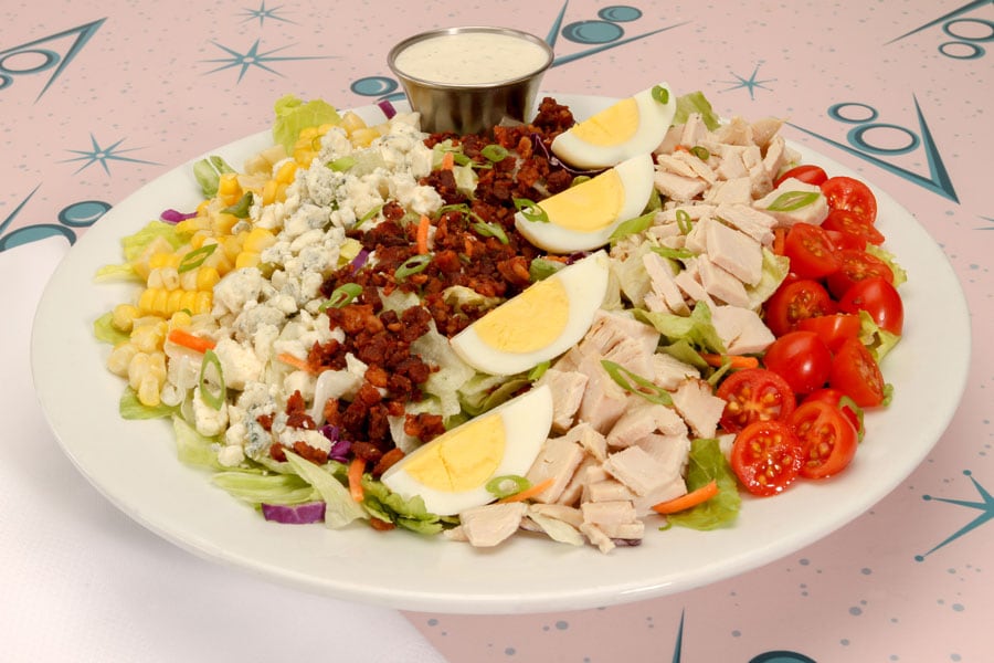 Cobb de Ville Salad at Flo’s V8 Café at Disney California Adventure Park
