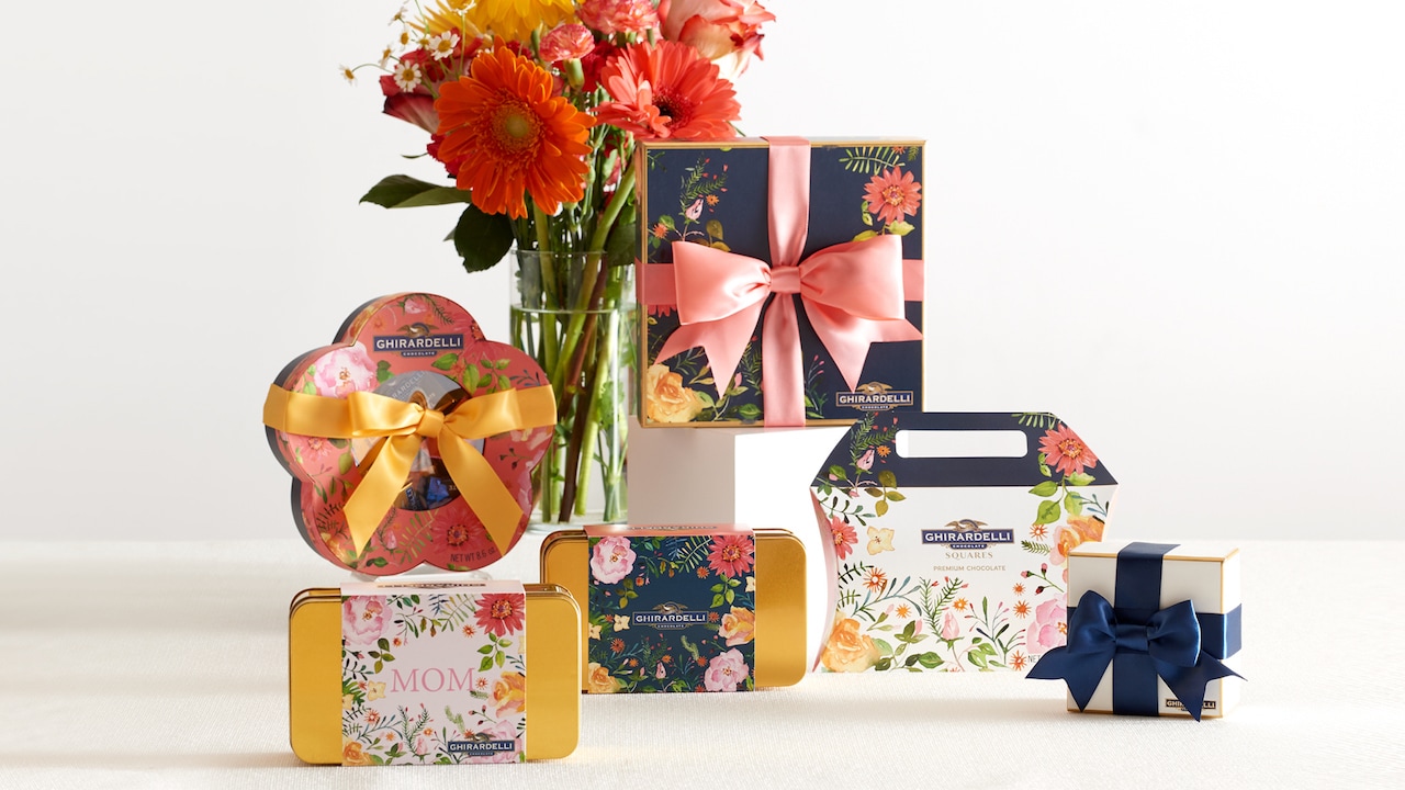 Mother's Day Gifts from from Ghirardelli Chocolate Shop at Disney Springs