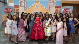 Disney Channel series "Elena of Avalor" receives the Media Trailblazer Award, group photo