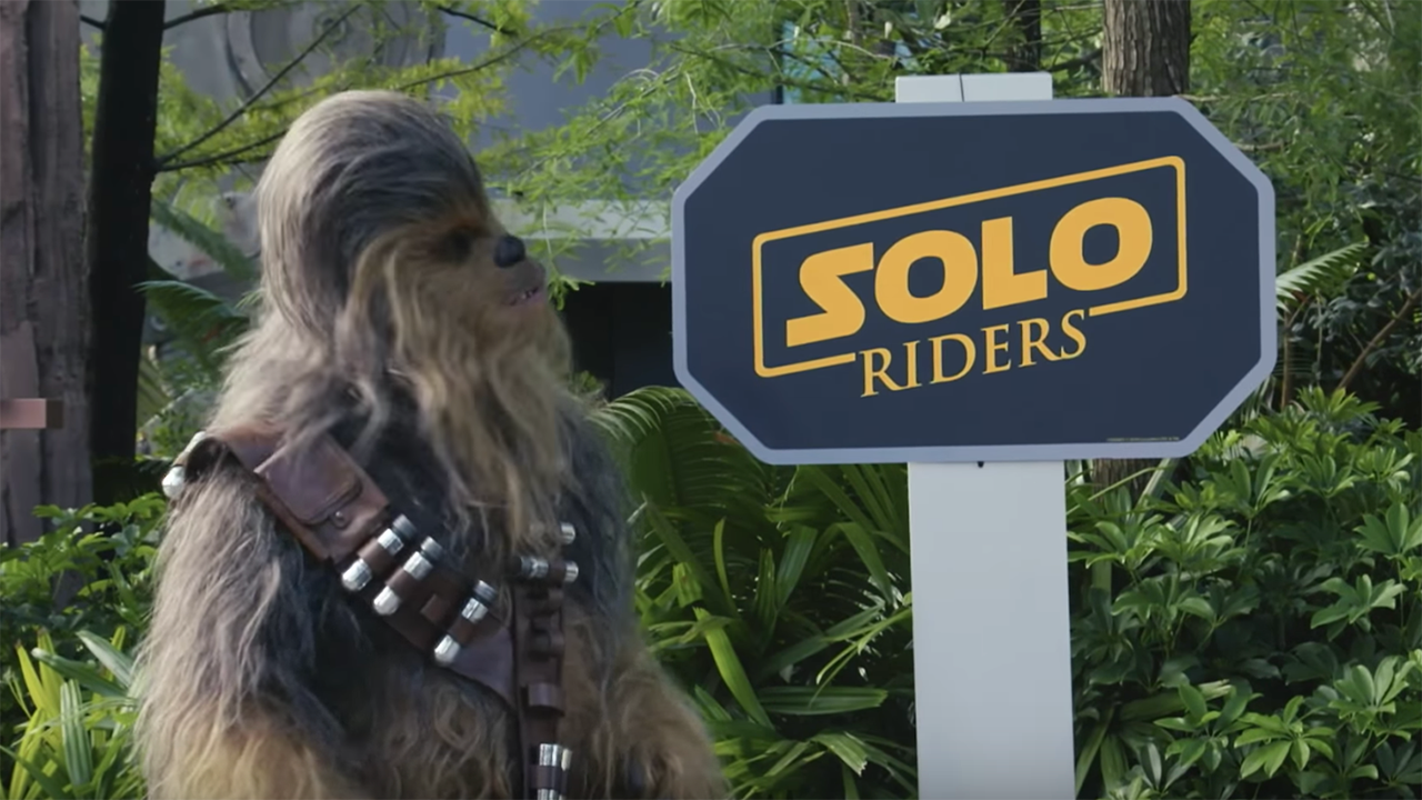 Chewbacca searches for Riders at Star Tours – The Adventures Continue at the Walt Disney World Resort
