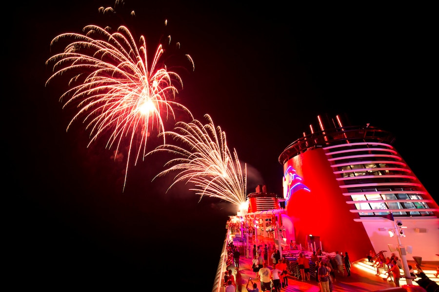 Fireworks at Sea with Disney Cruise Line