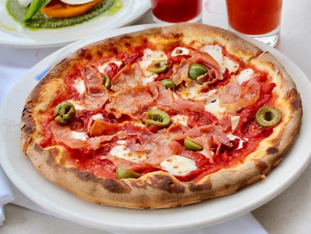 Pizza at Naples Ristorante e Pizzeria at Downtown Disney District at Disneyland Resort