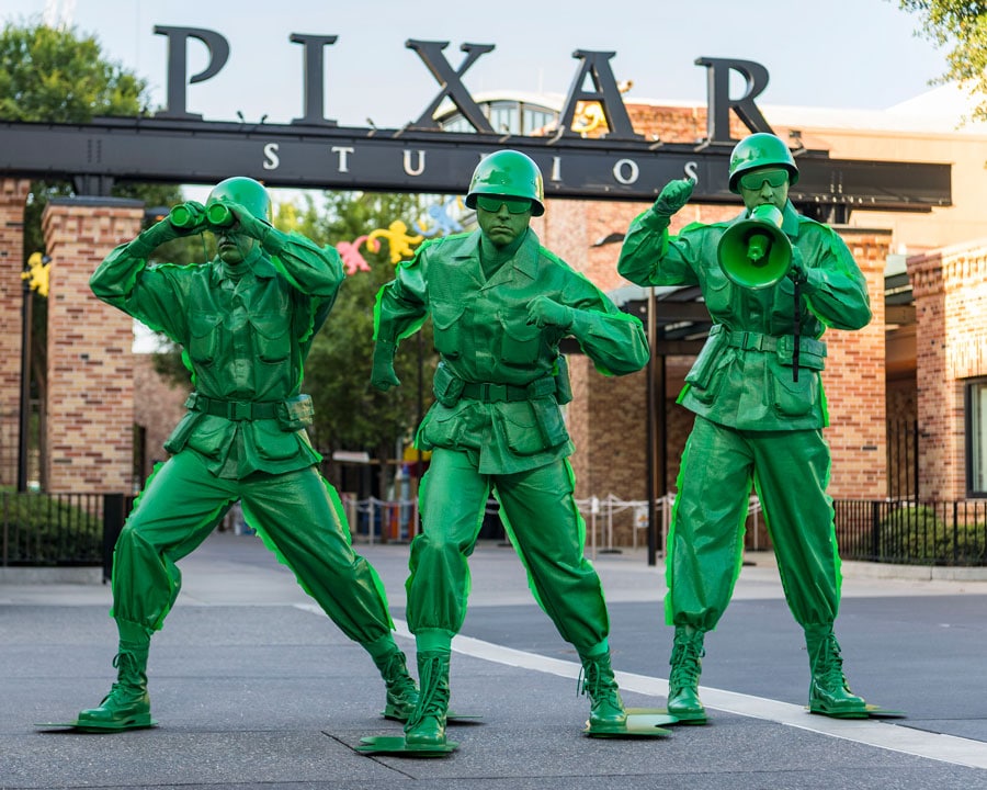 Green Army Men at Disney's Hollywood Studios