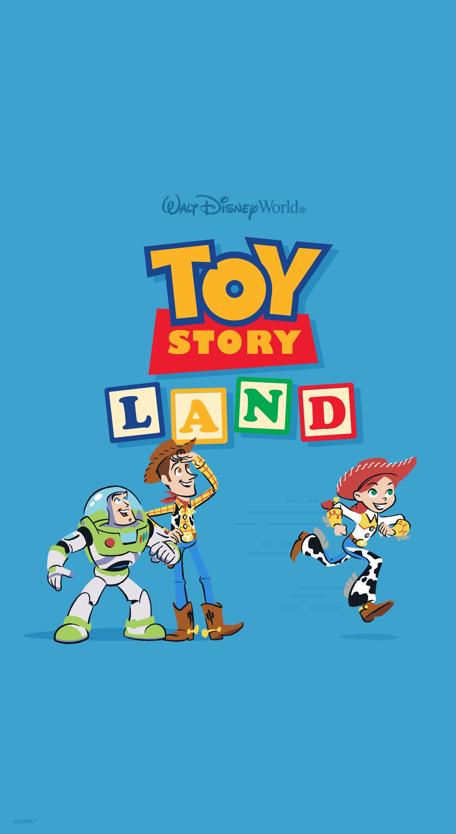 Toy Story Land Wallpaper – Mobile | Disney Parks Blog