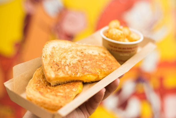 Grilled Three-Cheese Sandwich at Woody’s Lunch Box at Toy Story Land at Disney’s Hollywood Studios