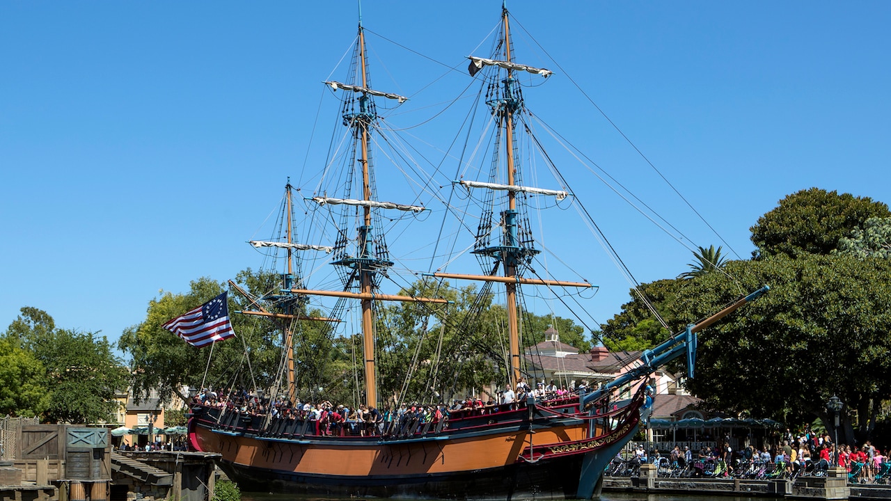Today In Disney History Sailing Ship Columbia Opens At Disneyland Park Disney Parks Blog