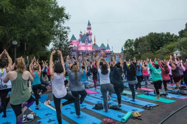 Celebrating International Yoga Day at Disneyland Resort