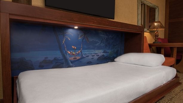 Hidden bed at Disney's Polynesian Villas & Bungalows