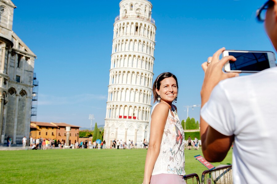 Guests Exploring Italy on a Disney Cruise Line Port Adventure