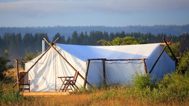 Glamping on Adventures by Disney North America vacation