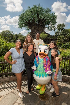 Actress Vanessa Williams and Family Visit Disney's Animal Kingdom