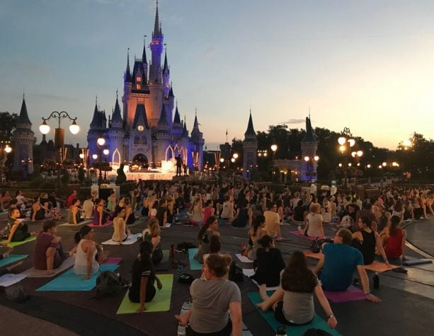 Celebrating International Yoga Day at Walt Disney World Resort