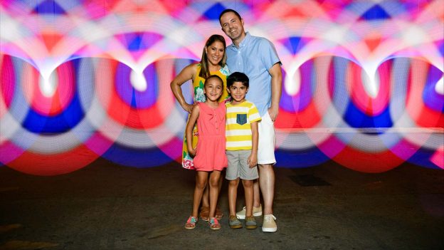 Family photo at Walt Disney World Resort