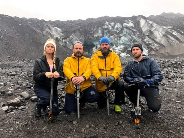 Group photo of Dimmuborgir on Adventures by Disney Iceland vacation 