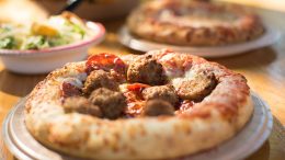 Sausage & Pepperoni Pizza at Pizzafari at Disney’s Animal Kingdom Theme Park