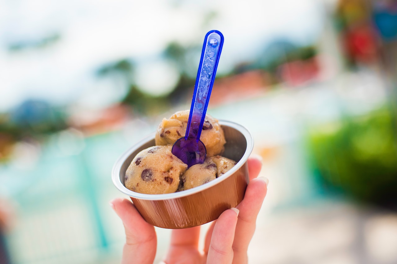 Chocolate Chip Cookie Dough Cup at Intermission Food Court at Disney’s All Star Music Resort