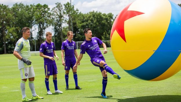 Orlando City Soccer Club Takes On Toy Story Land-Inspired Drills