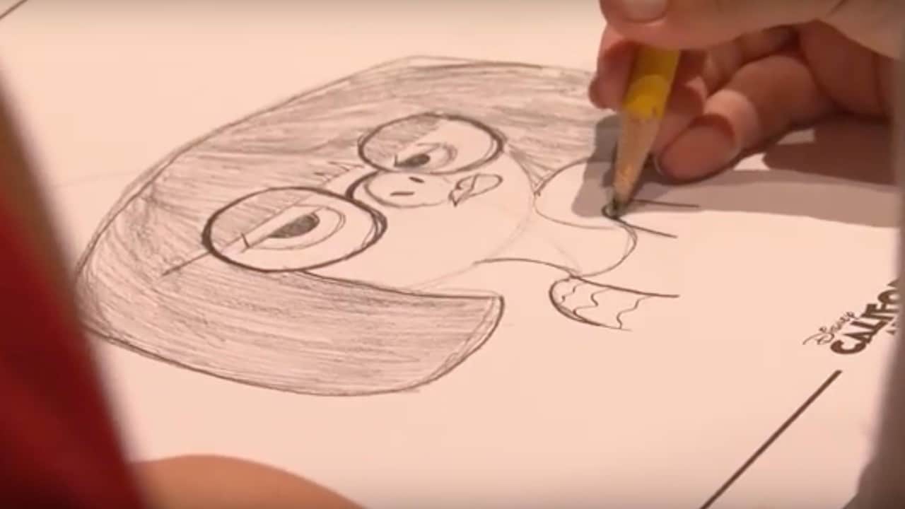 Learning to Draw Edna Mode at Animation Academy in Disney California  Adventure Park | Disney Parks Blog