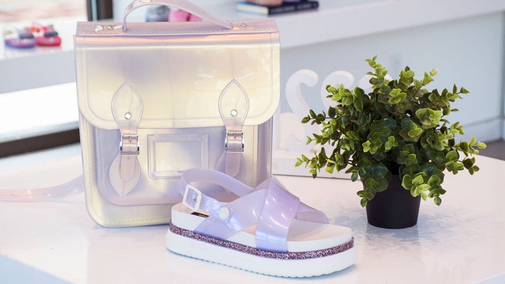 Iridescent Bag and Sandals from Melissa Shoes (Disney Springs Town Center)