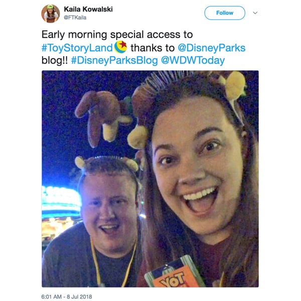 Disney Parks Blog Toy Story Land Celebration Tweet
