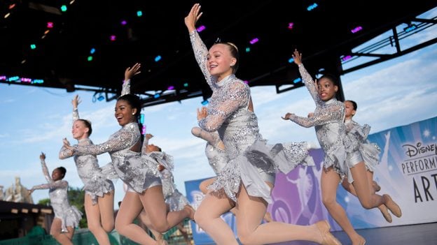 Dancers perform at National Dance Day, Walt Disney World Resort