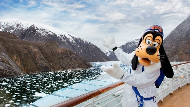 Goofy Aboard the Disney Cruise Line to Alaska