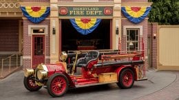 Fire Engine at Disneyland park