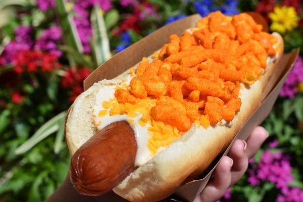Cheese Hot Diggity Dog at Casey’s Corner at Magic Kingdom Park