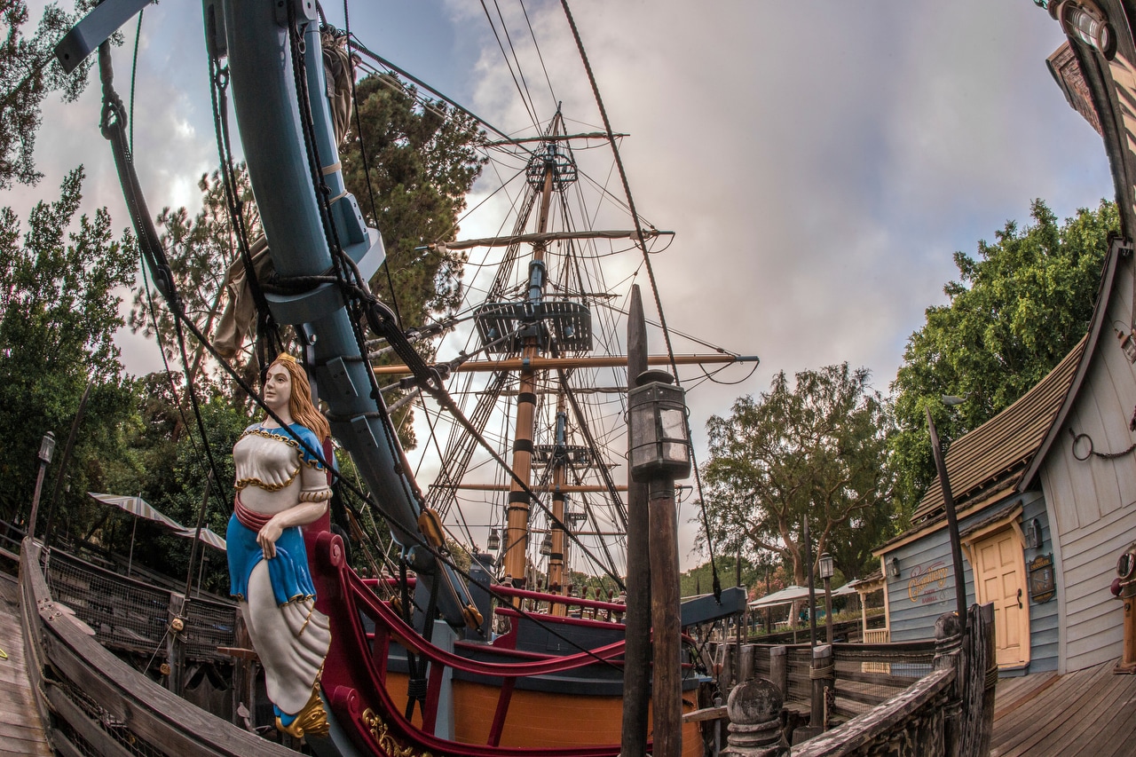Sailing Ship Columbia in New Orleans Square at Disneyland park
