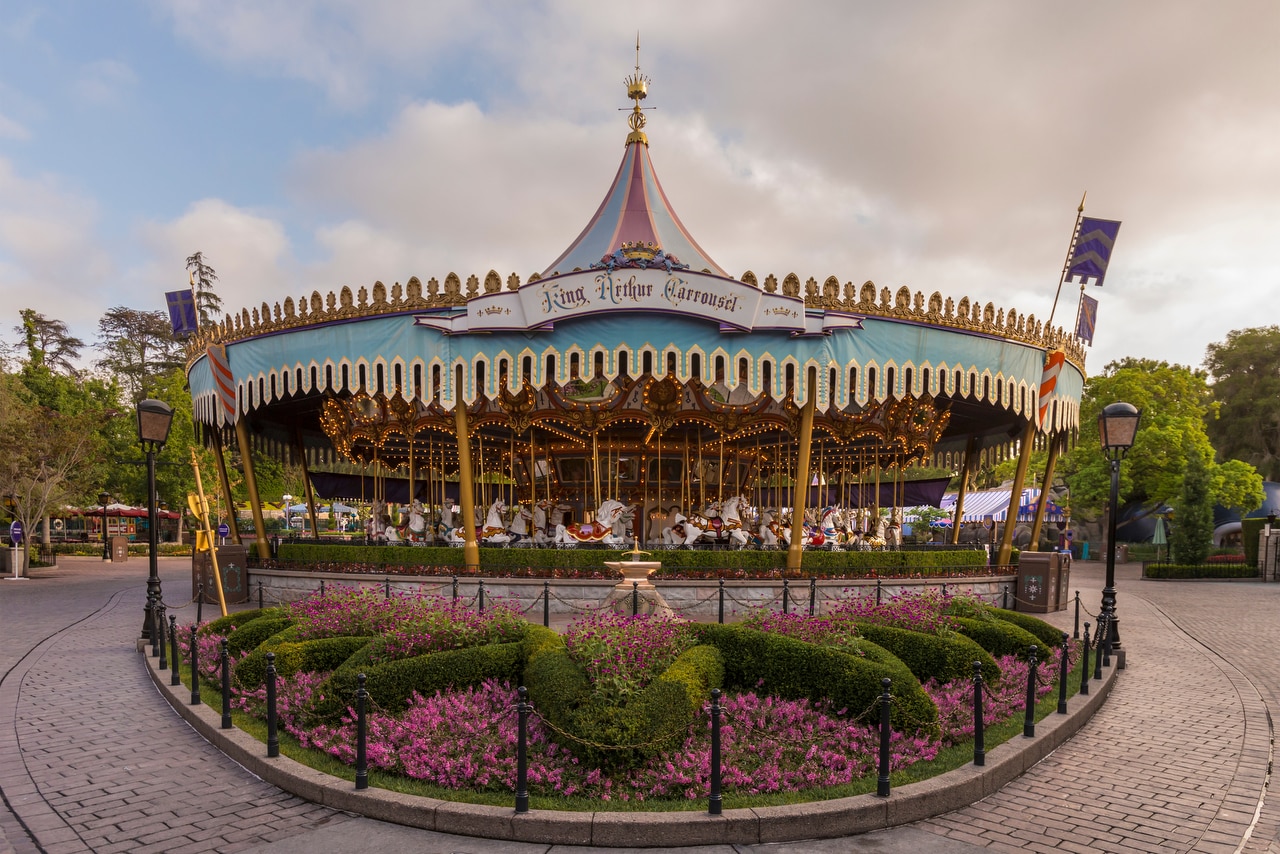 King Arthur's Carousel in Fantasyland at Disneyland park