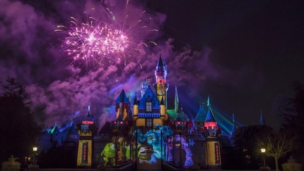 Fireworks in Together Forever – A Pixar Nighttime Spectacular’ for Pixar Fest at Disneyland Resort
