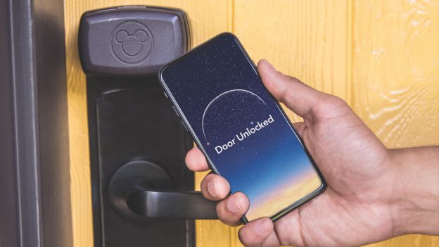 Unlock you Walt Disney World Resort hotel room with your phone