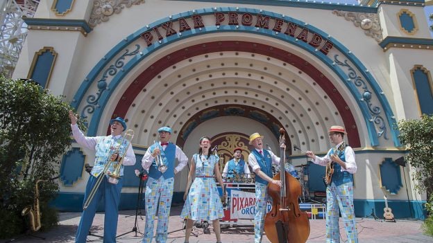 Tour of Pixar Pier at Disney California Adventure Park: Pixar Promenade