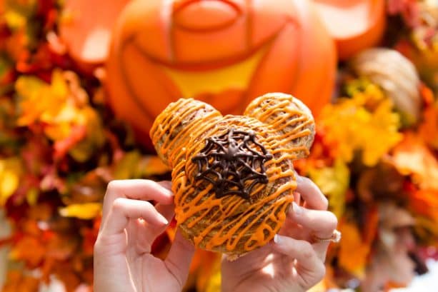 Mickey Cinnamon Roll at Main Street Bakery for Mickey’s Not-So-Scary Halloween Party at Magic Kingdom Park