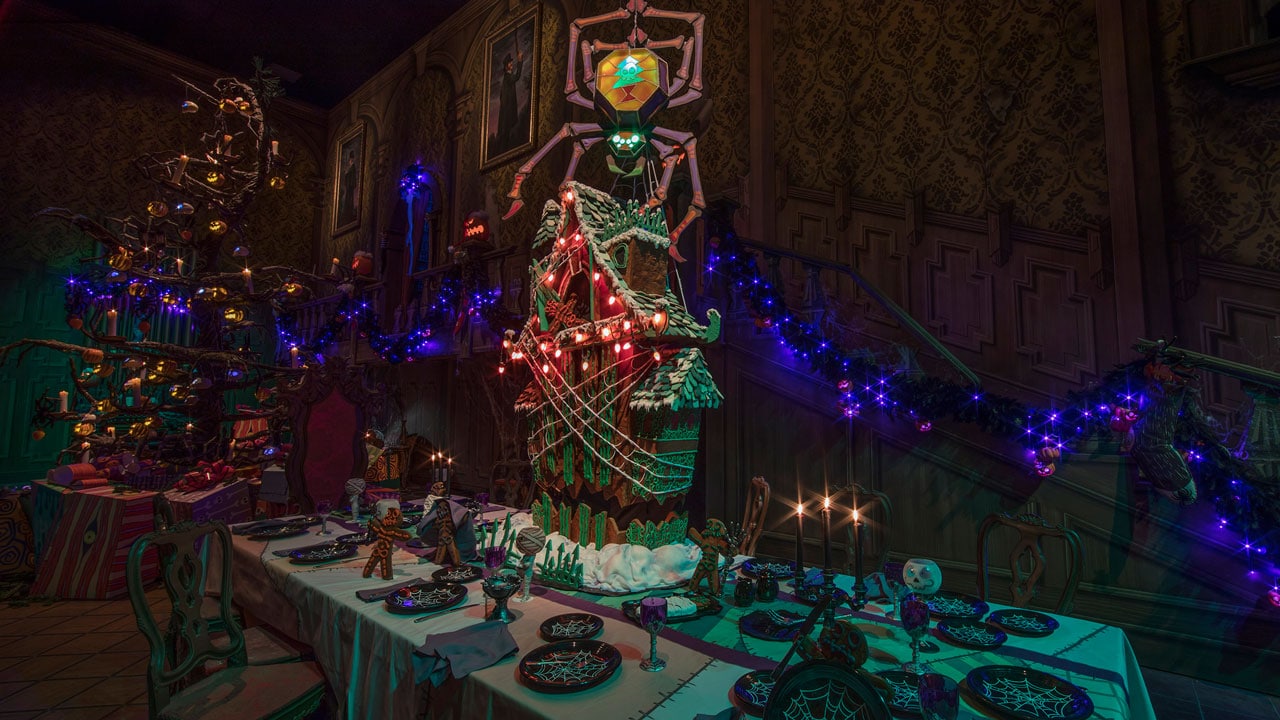 BehindtheScenes Haunted Mansion Holiday Gingerbread House at