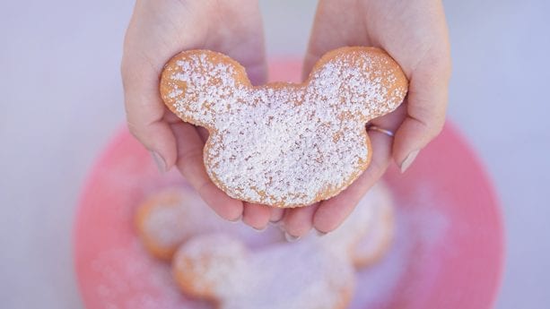 Pumpkin Spice Mickey Beignets from the Mint Julep Bar in New Orleans Square