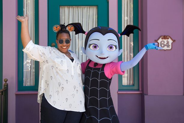 Strike a pose with adorable Disney Junior star and Disneyland Resort newcomer Vampirina